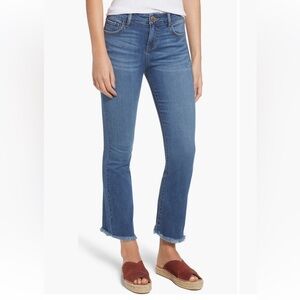 Prosperity denim high waist crop flare jeans size 27